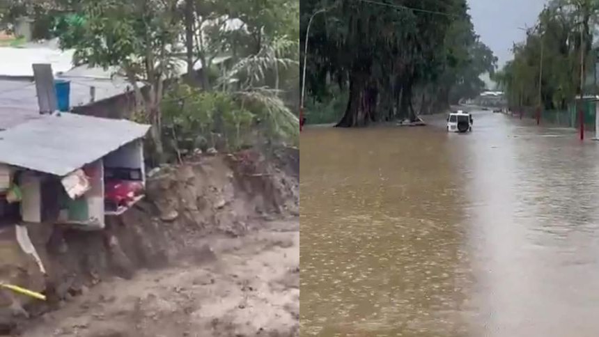 Fuertes lluvias desbordan ríos y quebradas en Trujillo causando el desalojo de las zonas en riesgo