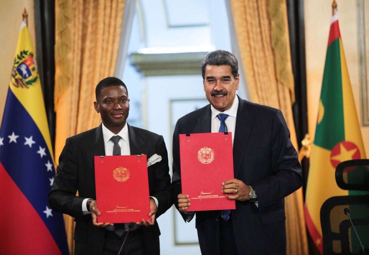 Venezuela y Grenada firman hoja de ruta que ratifica el Caribe como zona de paz