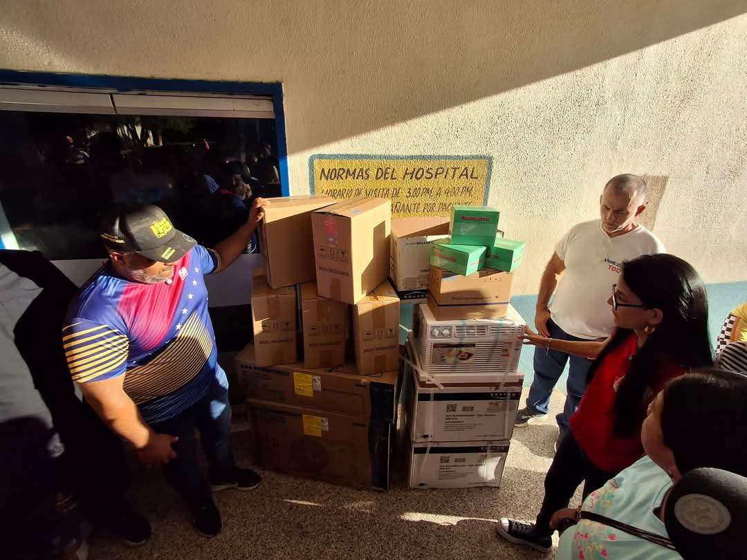 Entregan equipos y materiales para mejorar áreas en hospital del Orituco