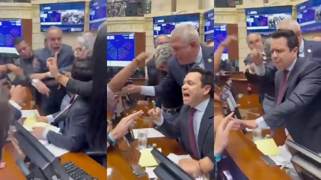 El tenso momento que se vivió en el Senado de Colombia tras el tras rechazar la consulta popular de Petro