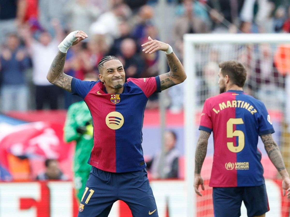Raphinha estaría a las puertas de renovar con el Barça