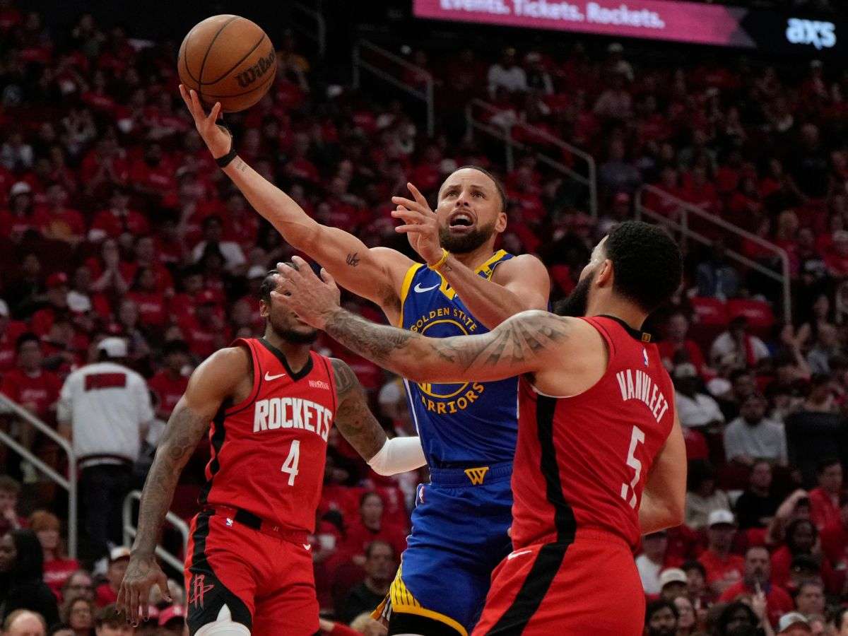 Warriors derrotan a Rockets y pasan de ronda