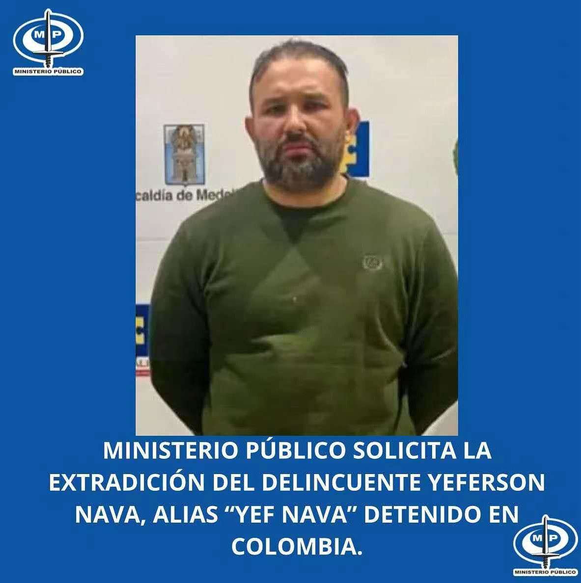 Detenido en Colombia Yeferson Nava, alias "Yef Nava"