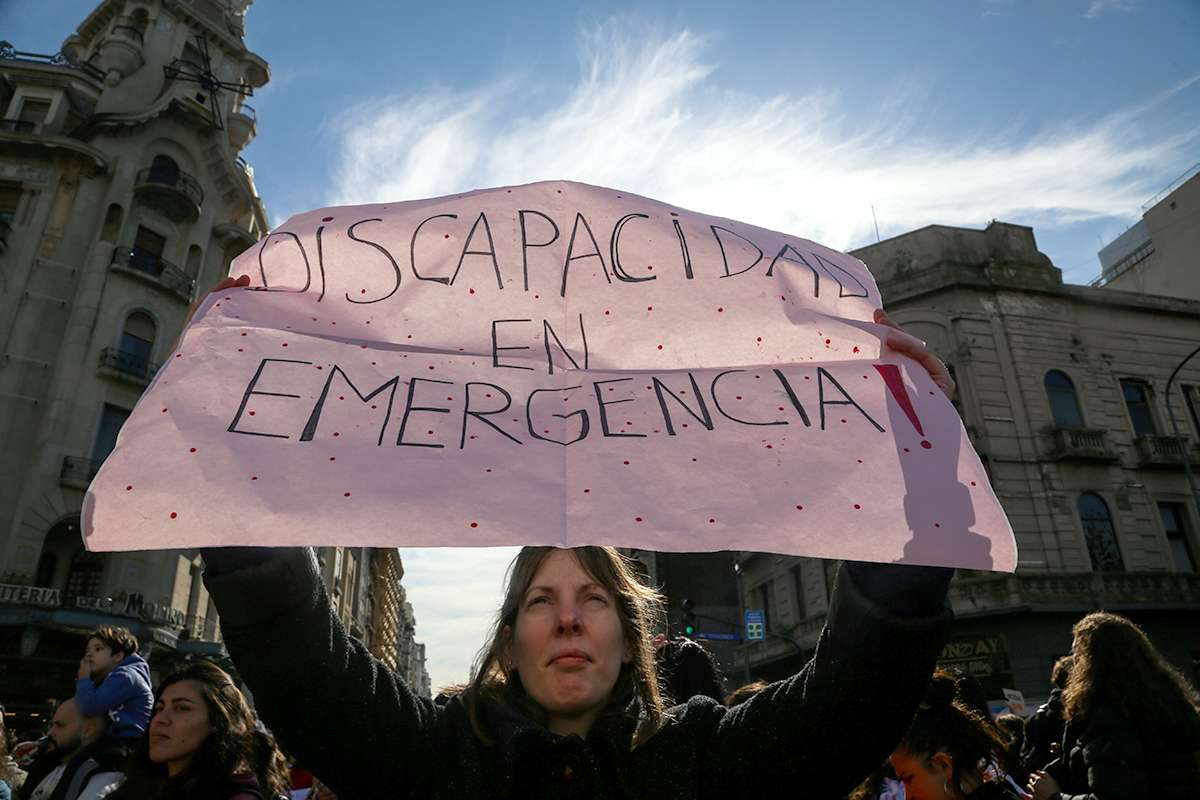 Argentinos demandan aprobación de la Ley de Emergencia en Discapacidad