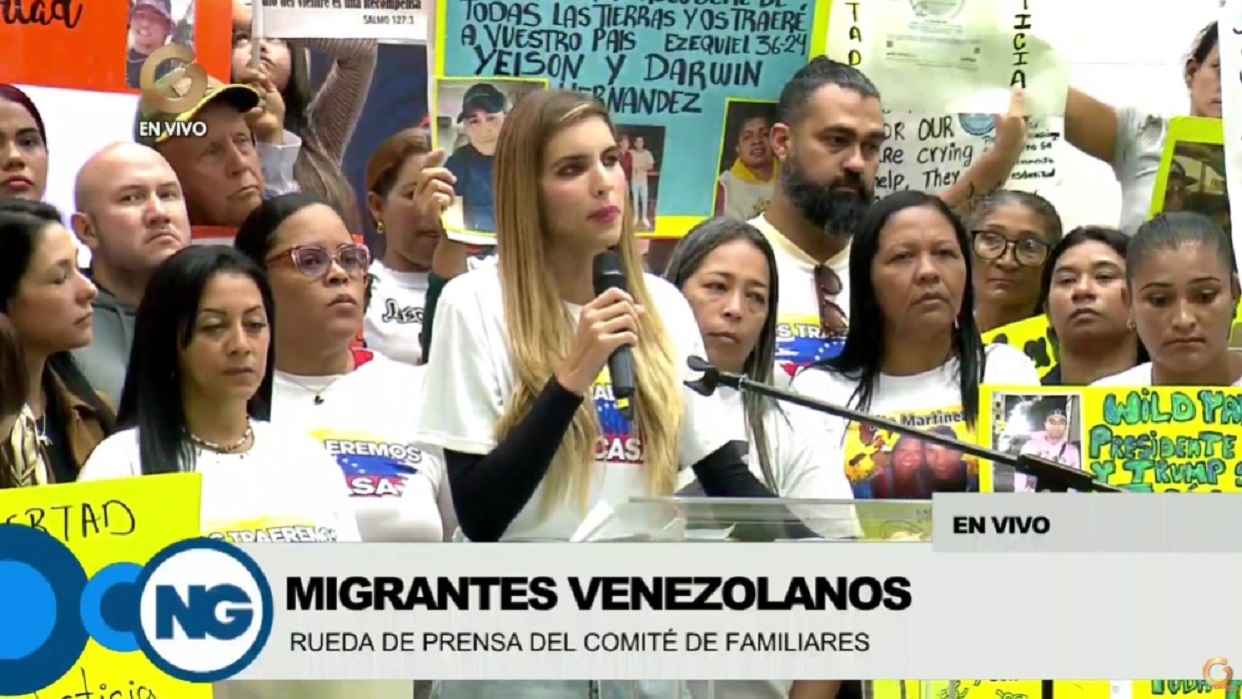 Familiares de los 253 venezolanos secuestrados en El Salvador piden libertad y justicia