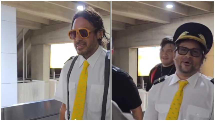 Servando y Florentino se disfrazaron de pilotos para intentar pasar desapercibidos en Maiquetía
