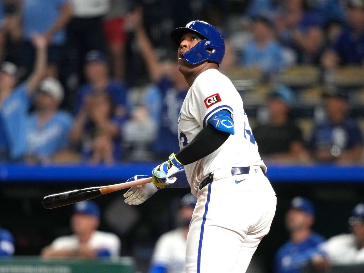 Salvador Pérez descargó su fuerza frente a los Yankees