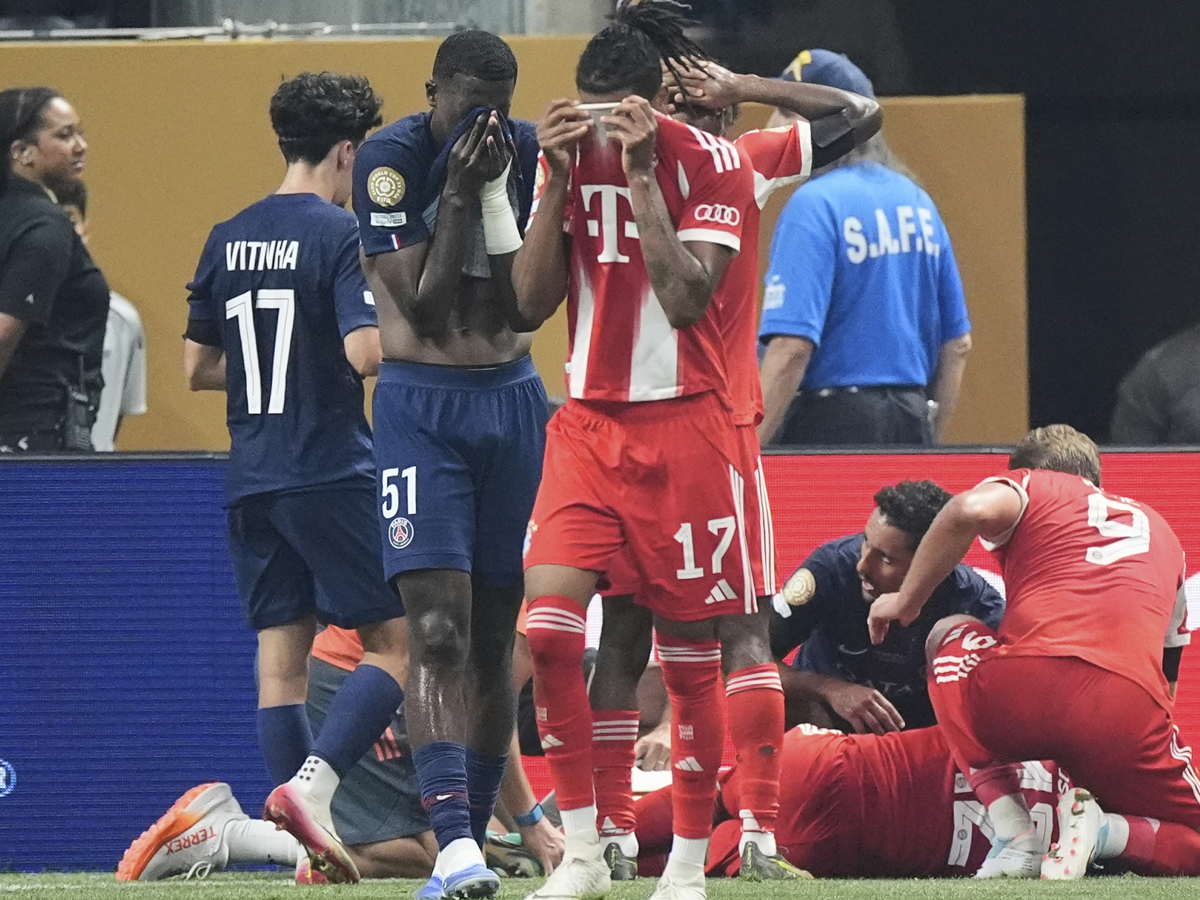 Jamal Musiala se lesiona gravemente ante el PSG