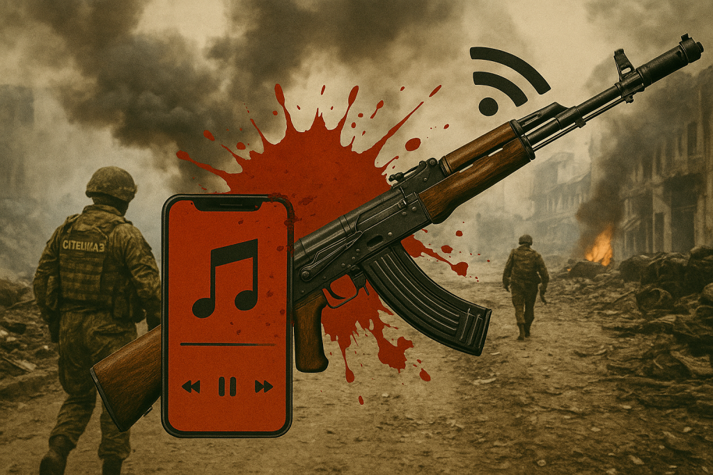Así funciona la maquila Spotify y el negocio de las armas