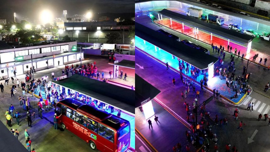 El nuevo terminal de pasajeros inaugurado en Plaza Venezuela, con Wi-Fi gratis