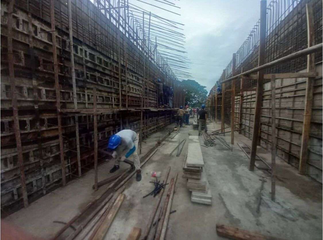 Rehabilitación del puente en Ospino avanza en 43%