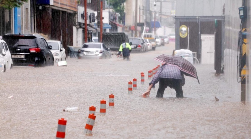 Lluvias torrenciales en República de Corea dejan 14 muertos y 12 desaparecidos