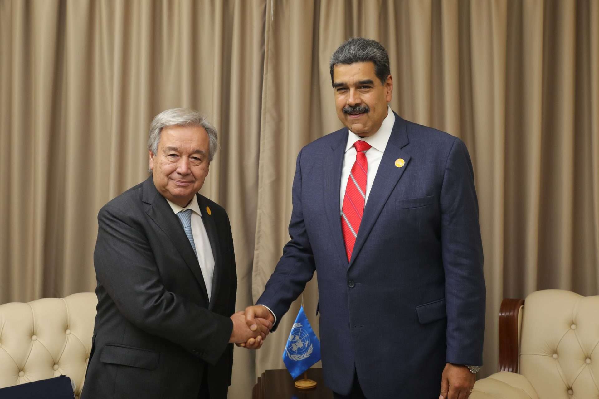 Maduro pidió a Guterres pronunciamiento de la ONU ante amenaza de EEUU
