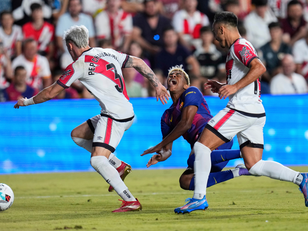 El Barcelona se atascó ante el Rayo Vallecano