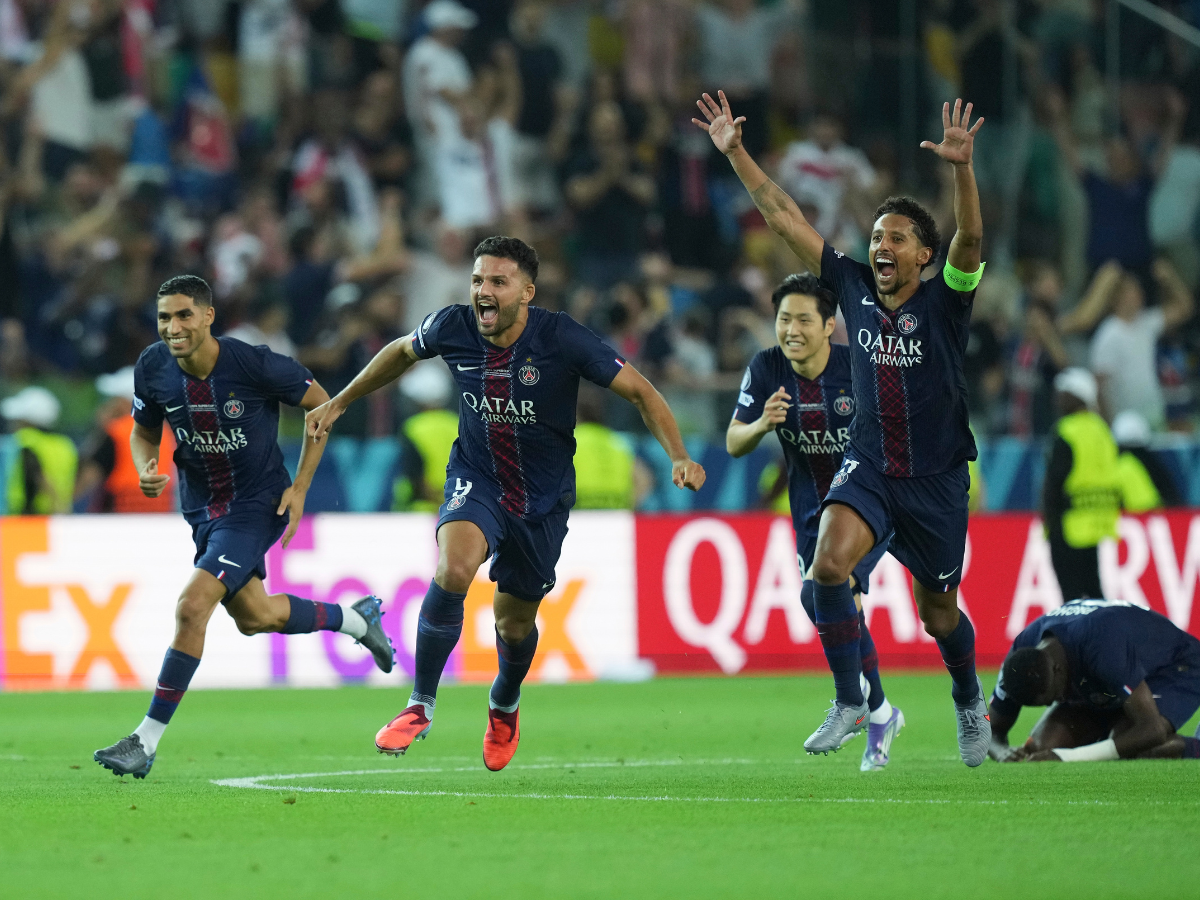 PSG ganó la Supercopa de Europa en una doble remontada
