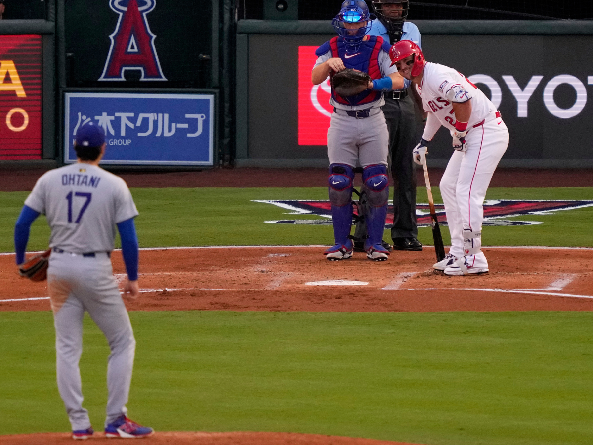 Angelinos barrieron a Dodgers con dos ponches de Ohtani a Trout