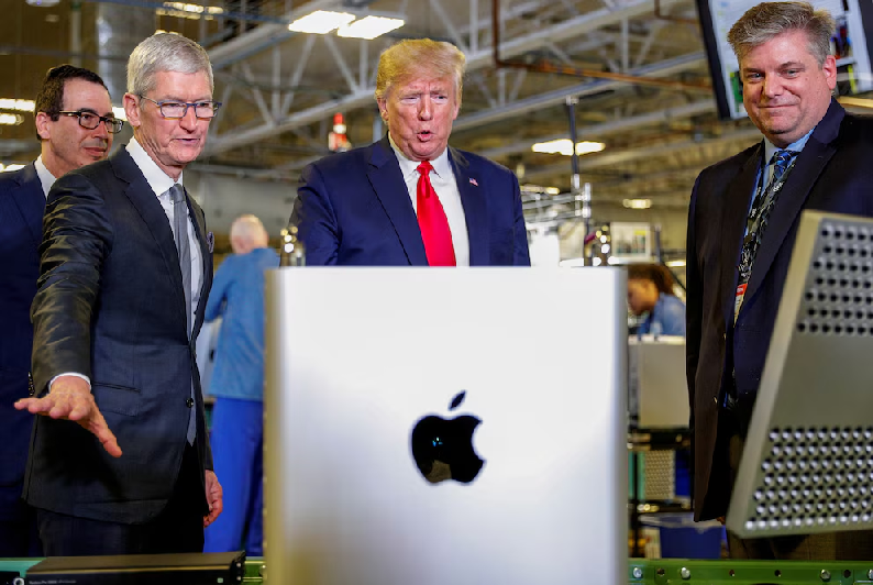 Donald Trump y Apple anunciarán una nueva inversión de USD 100.000 millones en EEUU, en medio de las presiones por los aranceles
