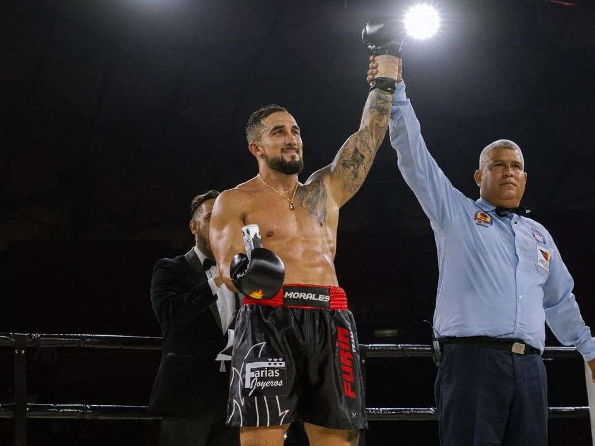 Omar Morales tuvo su debut soñado en el boxeo