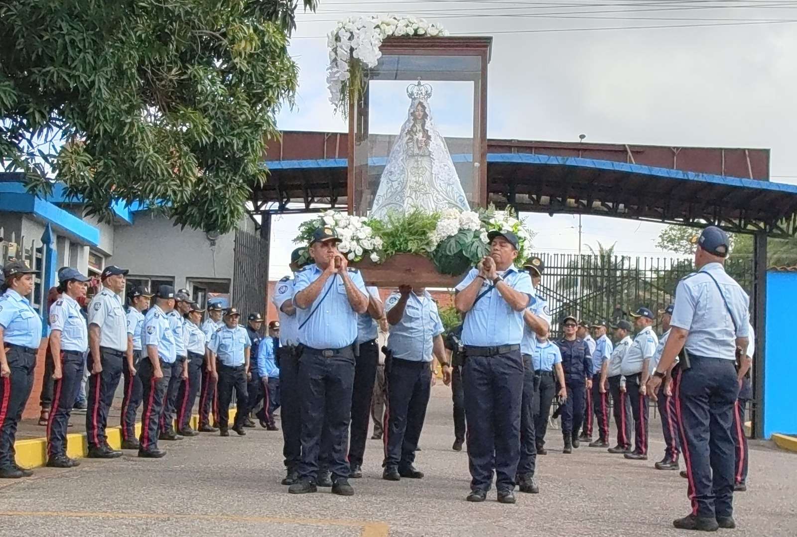 Réplica de la Virgen Del Valle fue recibida en Monagas este miércoles