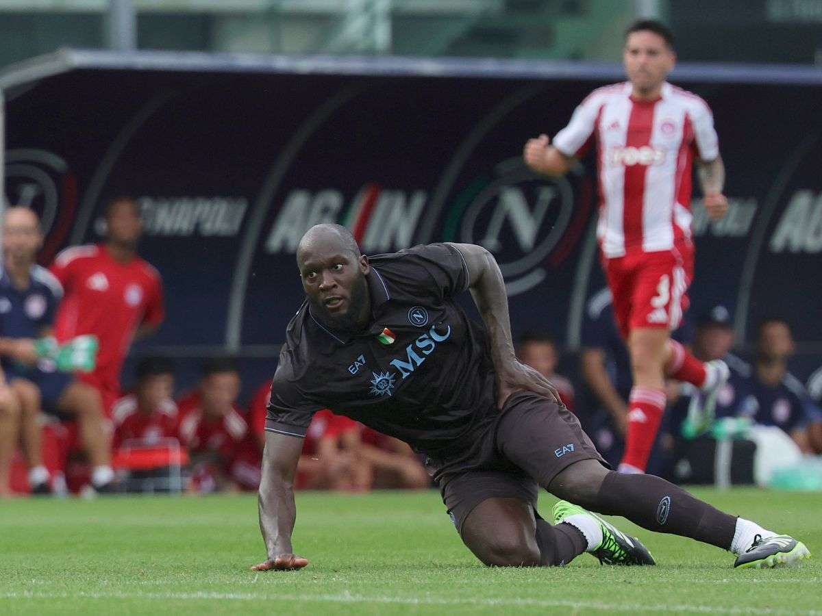 Lukaku es baja para Napoli antes de la Serie A