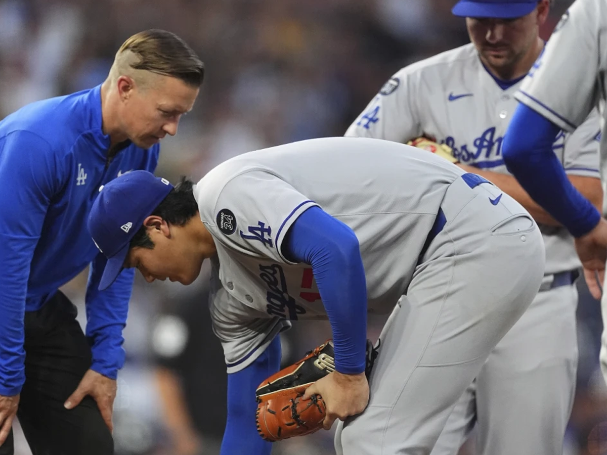 Ohtani abandona apertura tras lineazo en el muslo derecho