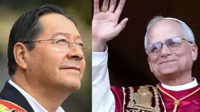 El papa felicita a Bolivia por su bicentenario y Arce agradece el mensaje