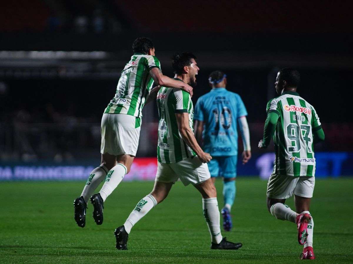 Wilker Ángel anotó en la derrota del Juventude ante Santos