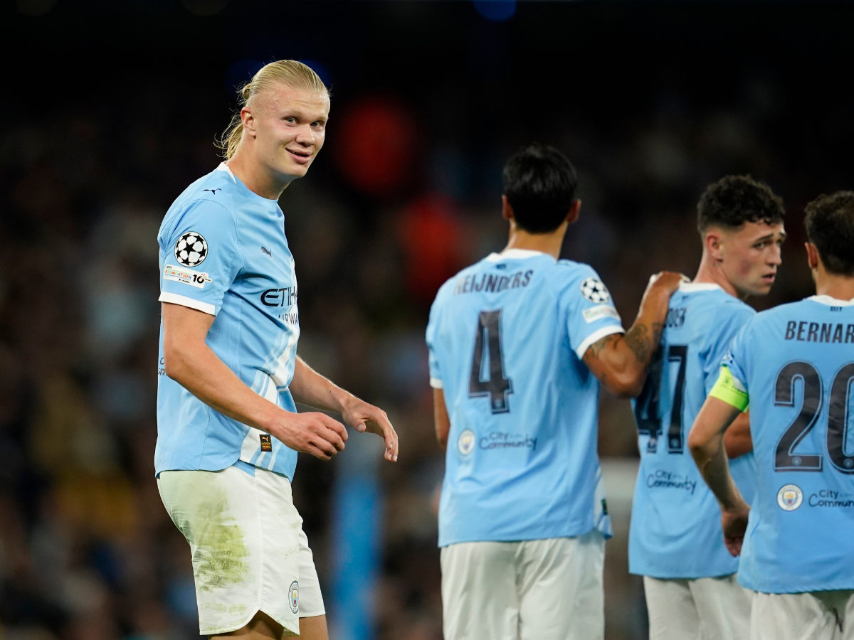 Haaland estableció nuevo récord goleador en Champions