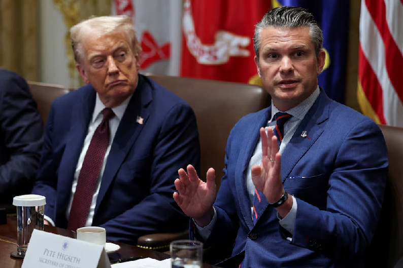 Donald Trump reúne a la cúpula militar de EEUU en una base cerca de Washington para una sesión privada de alto nivel
