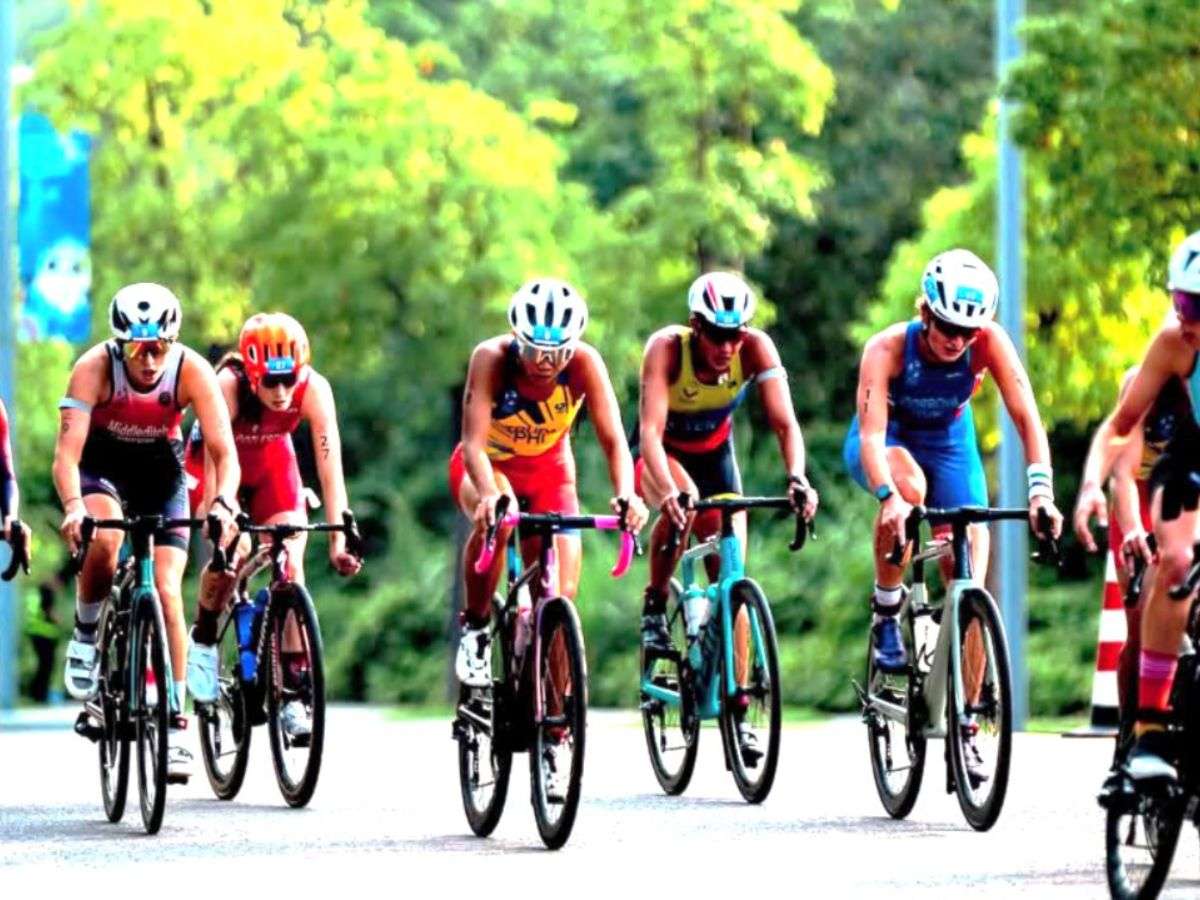 Génesis Ruiz en Copa de Triatlón de África