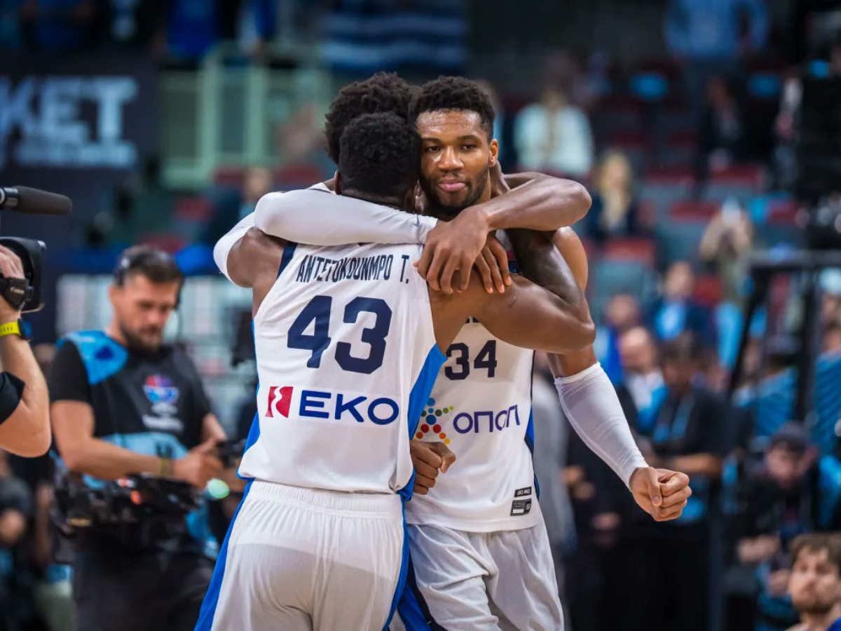 Giannis obtiene su primera medalla con Grecia