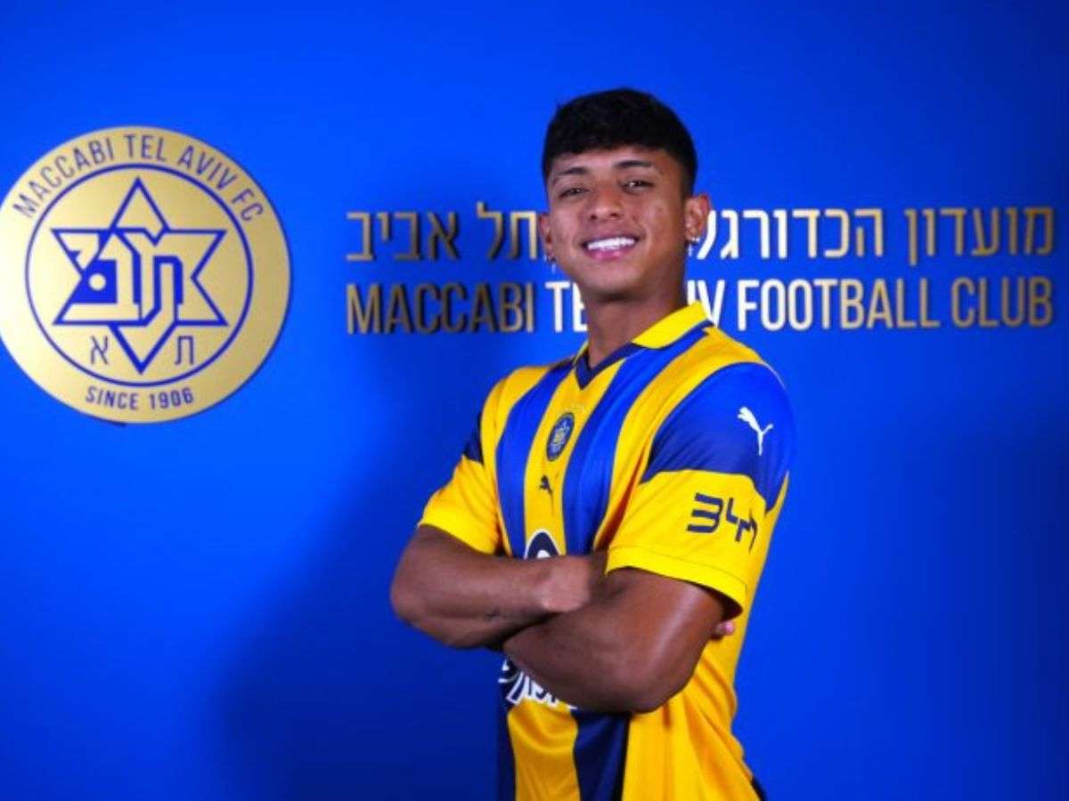 Kervin Andrade fue presentado por Maccabi Tel Aviv