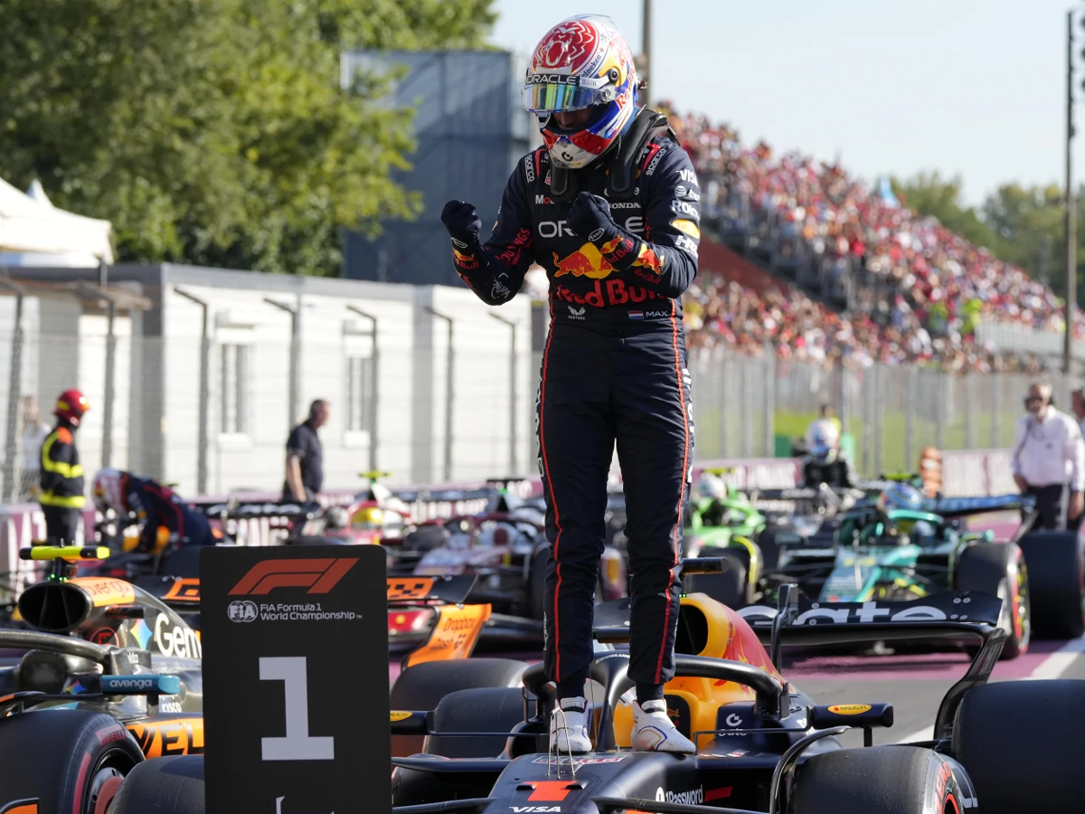 Verstappen establece récord en Monza se queda con la Pole