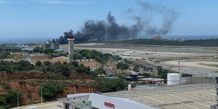 Una avioneta se estrelló al intentar aterrizar en el aeropuerto de Maiquetía