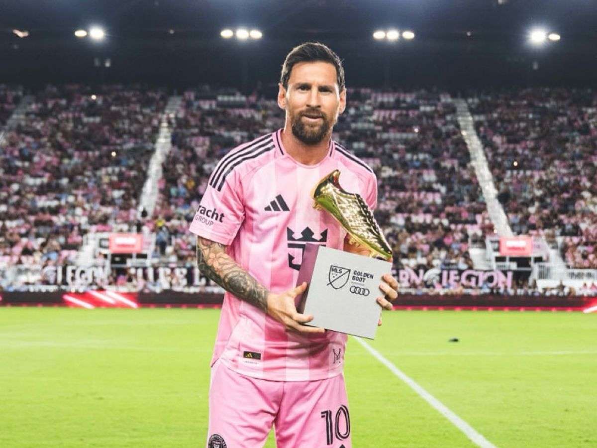 Lionel Messi recibió Bota de Oro de la MLS