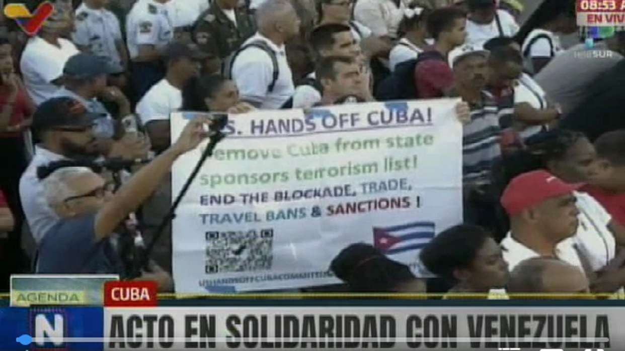 Cuba ratifica solidaridad con Venezuela ante amenazas imperiales