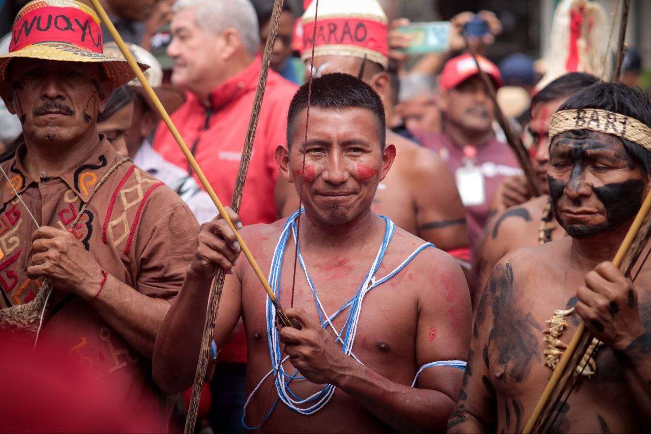 Jefe de Estado inaugura Monumento a Guaicaipuro y Urquía