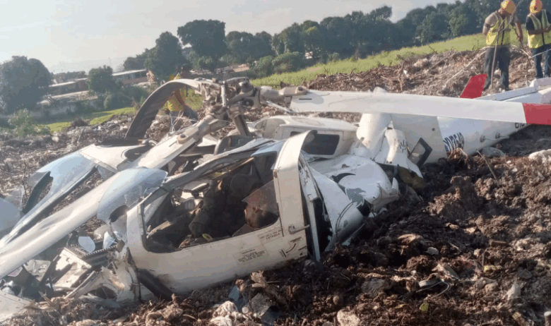 Caída de helicóptero en Maracay deja dos personas fallecidas