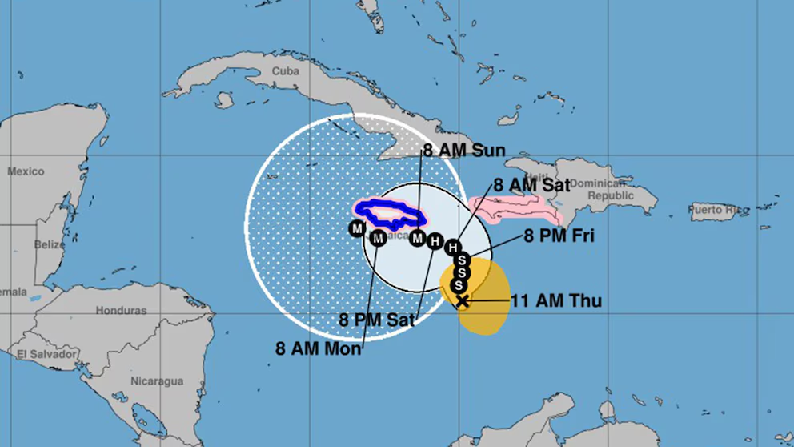 en qué zonas del Caribe podrían registrarse los impactos más severos