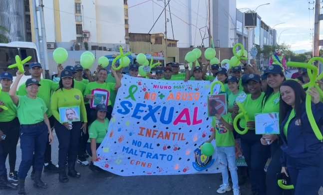En Cumaná se movilizaron en contra del abuso sexual infantil 