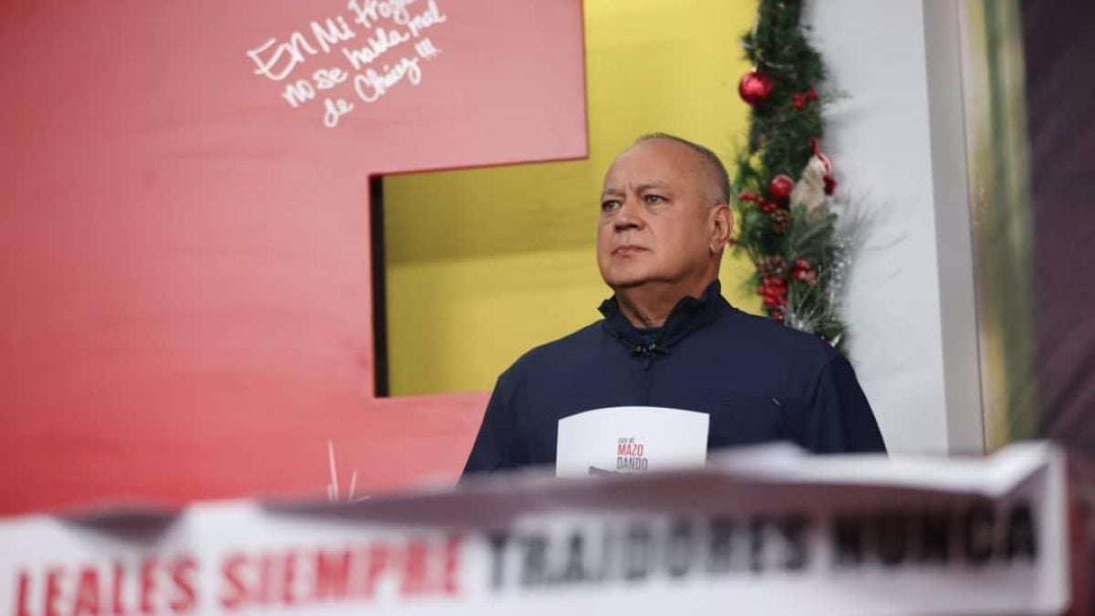 Cabello: dialogar no significa claudicar