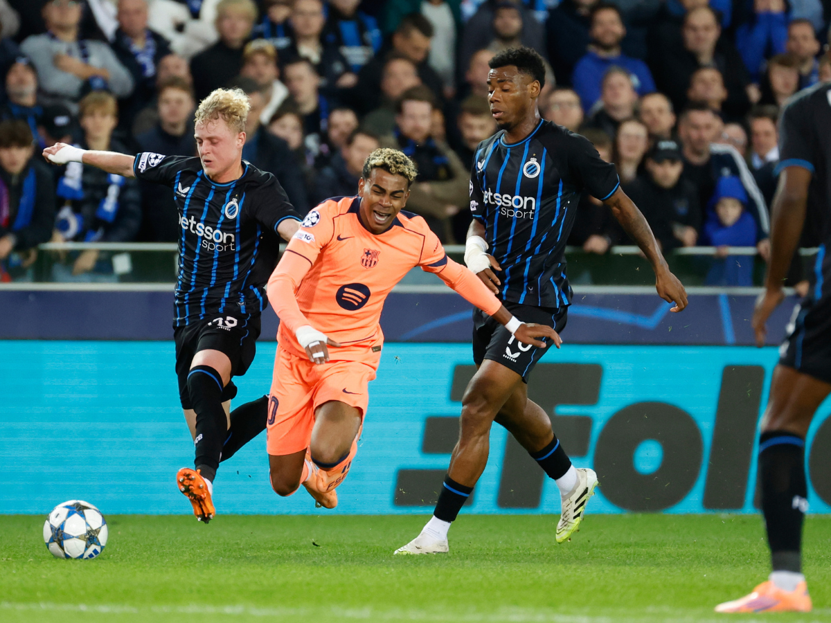 El Barcelona sufrió para rescatarle un empate al Club Brujas