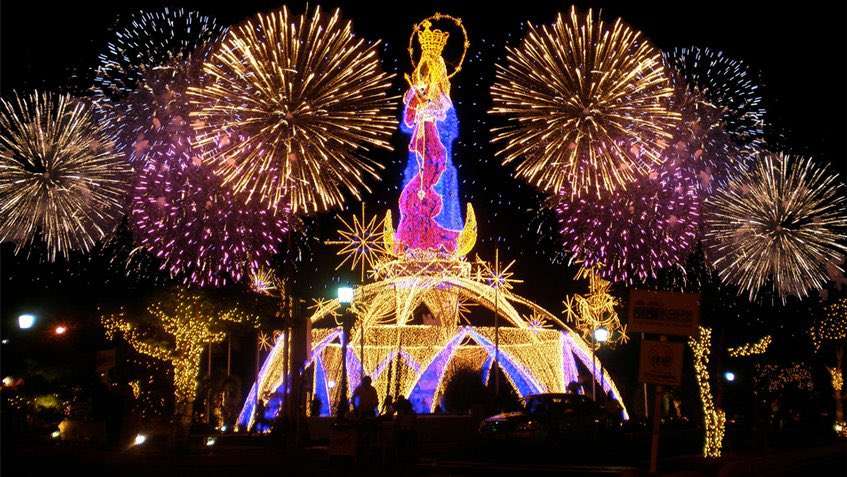 Presidente Maduro comparte video por encendido de luces de La Chinita
