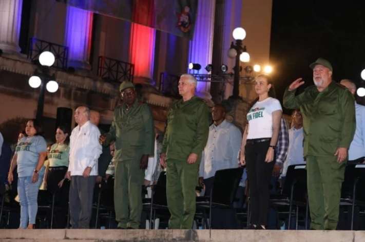 Cuba rindió tributo al Comandante Fidel Castro a 9 años de su siembra