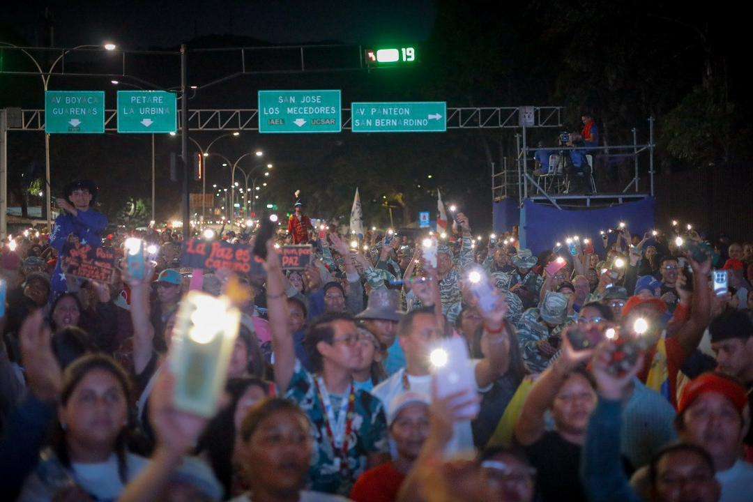 En Caracas marchan por la soberanía y la paz