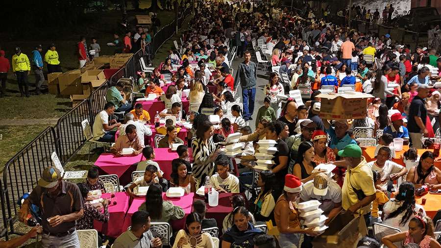 Todo listo en Yaracuy para la cena navideña más grande del planeta