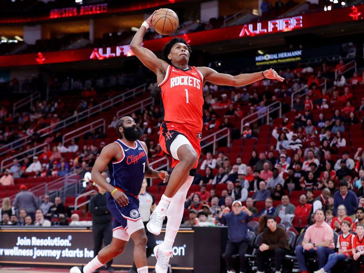 Amen Thompson comandó el triunfo de los Rockets