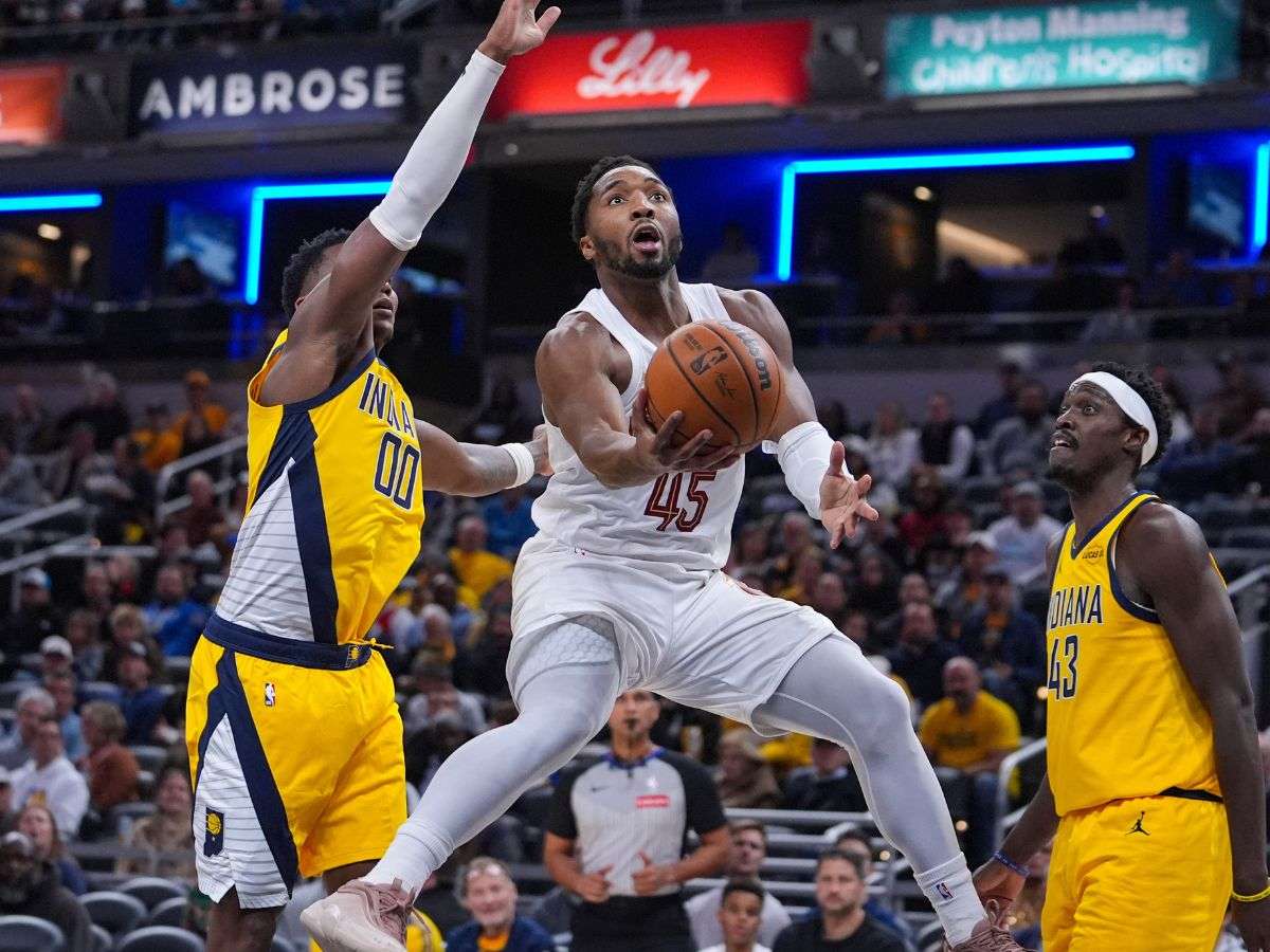 Donovan Mitchell mostró su poder con Cavaliers