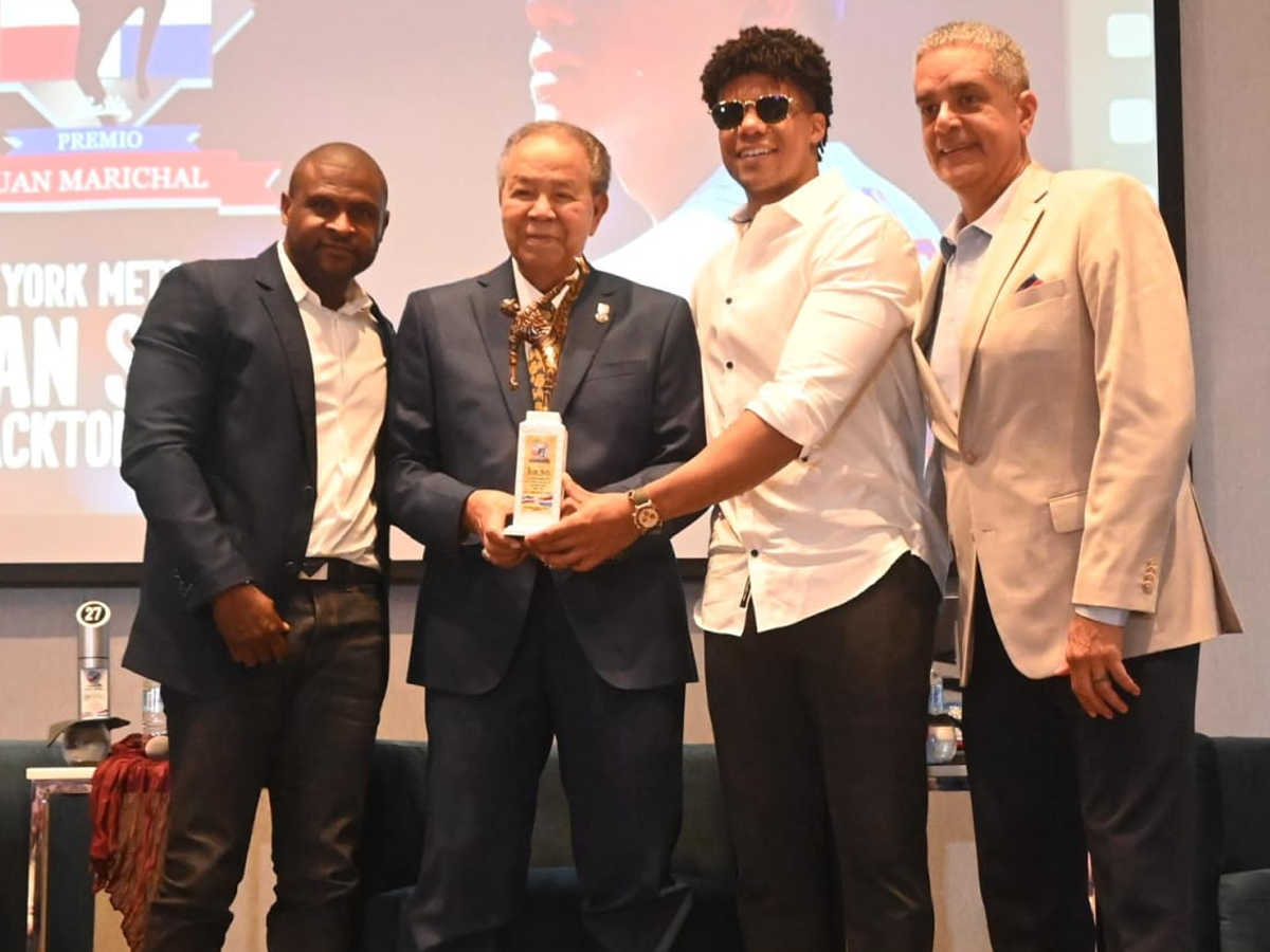 Juan Soto recibió su segundo Premio Juan Marichal