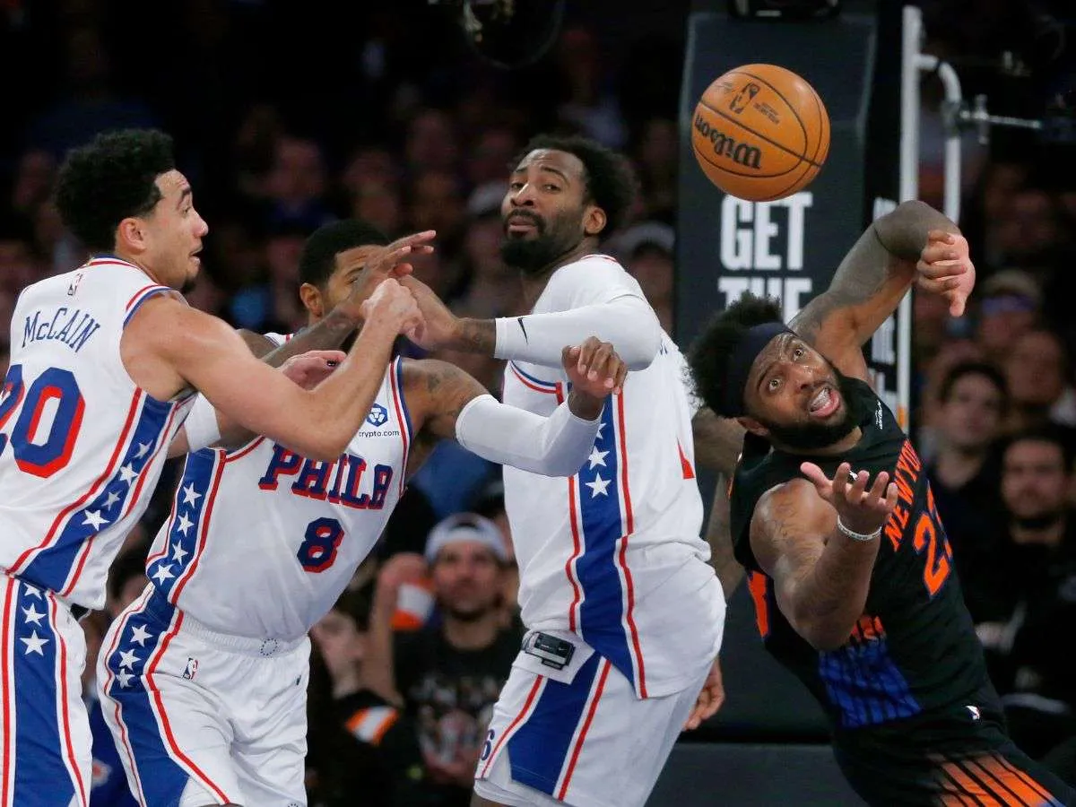 76ers se crecieron ante los Knicks de visitante
